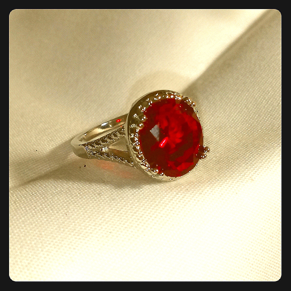 Large Red Stone Ring